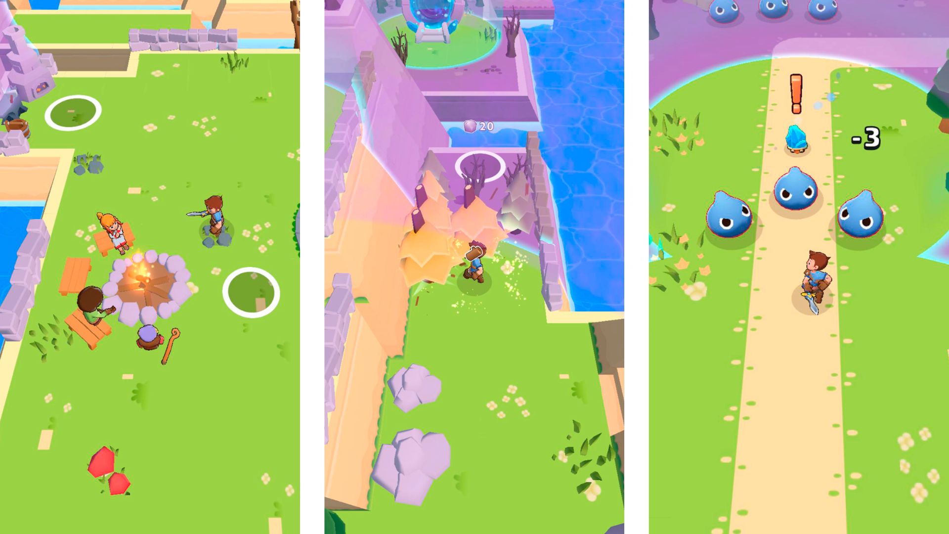 Crystal Quest Topdown Heroes